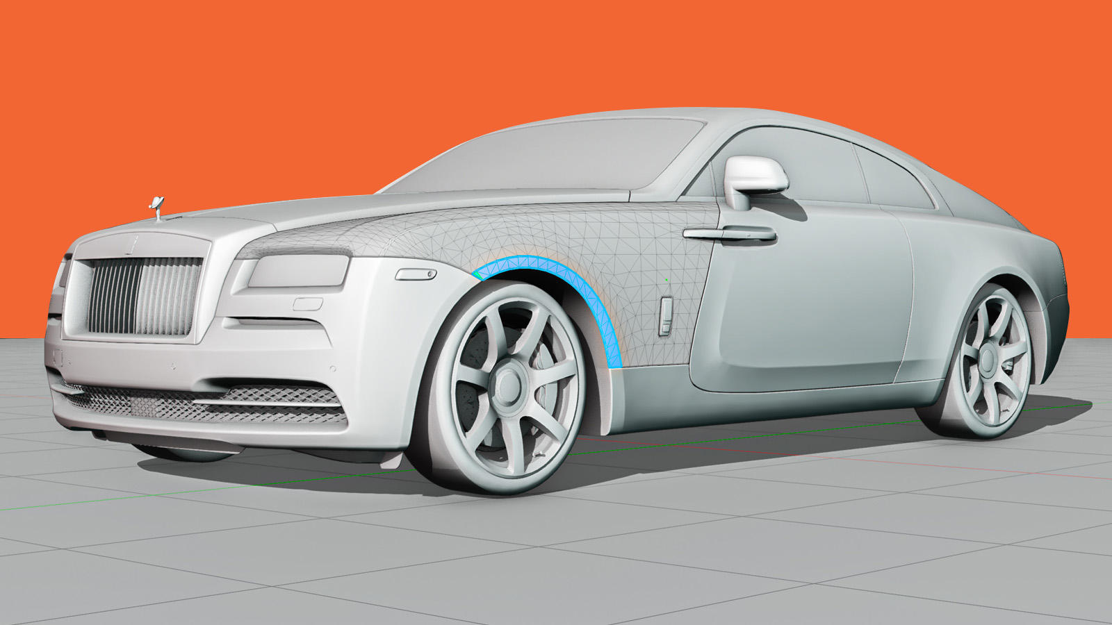 3d car modeling image