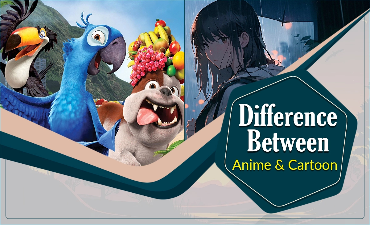 Difference Between anime and cartoon